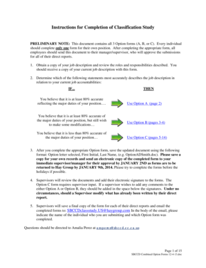 SBCCD Classification Study Form