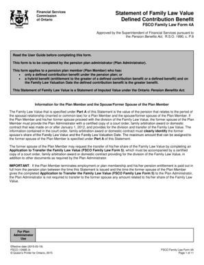 Ontario Family Law Form 4A