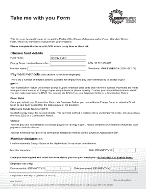 Take Me With You Form