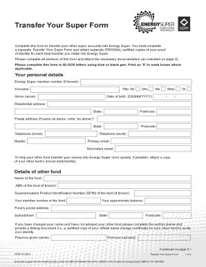 Transfer Your Super Form