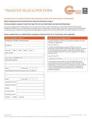 Transfer Your Super Form