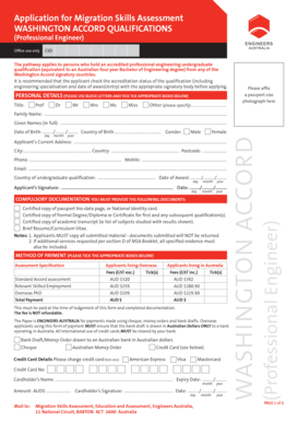 Application for Migration Skills Assessment
