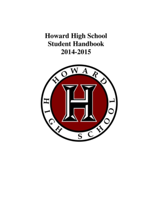 Howard High School Student Handbook