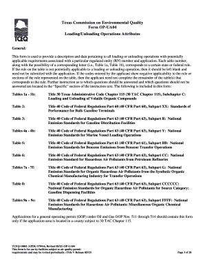 Texas OP-UA04 Loading Unloading Operations Form