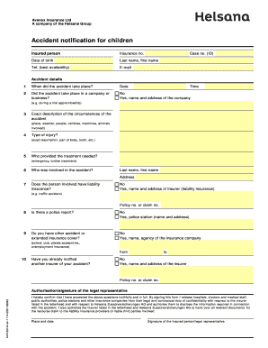 Accident Notification for Children