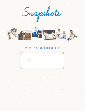 Personal Record Keeper