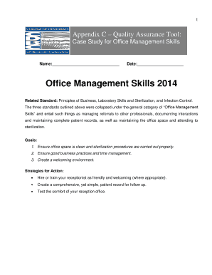 Office Management Skills Case Study