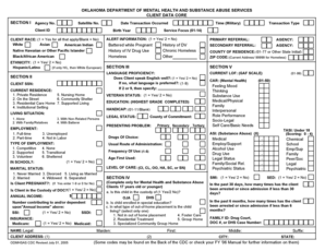 Oklahoma Client Data Core Form