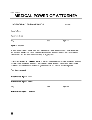 legaltemplates.net wp-content uploadsState of Texas MEDICAL POWER OF ATTORNEY
