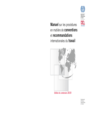 Manuel sur les procdures en matire de conventions et recommandations internationales du travail. INFONORM/Godoy Irma