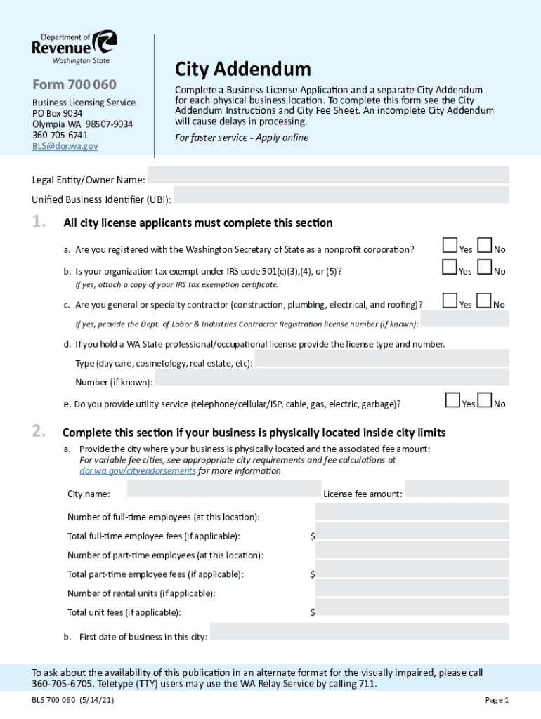 washington addendum Preview on Page 1