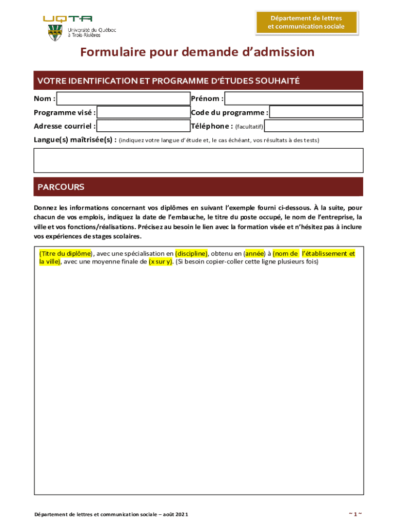 Form preview
