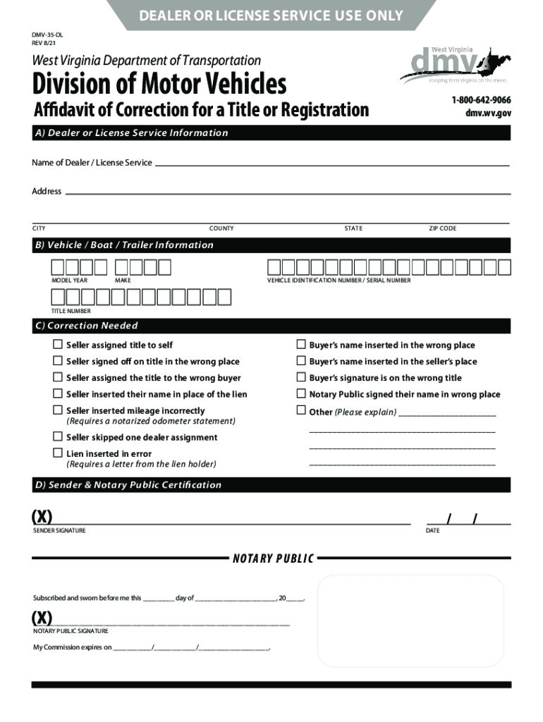 Division of Motor Vehicles Preview on Page 1