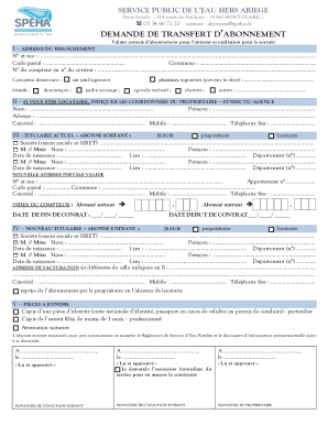 Appel d'offres: Service Public de l'Eau Hers Ariege - E ...