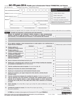 Form 941-PR - Planilla para la Declaracion Federal ...