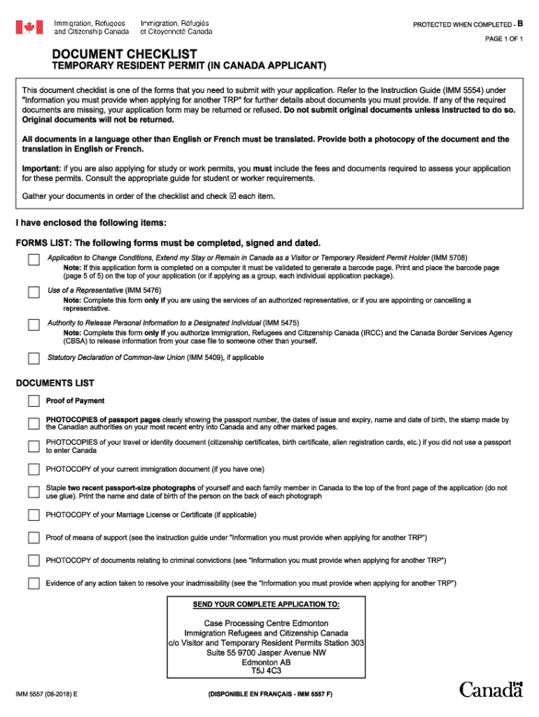 2018 2024 Form CA IMM 5557 E Fill Online Printable Fillable Blank PdfFiller