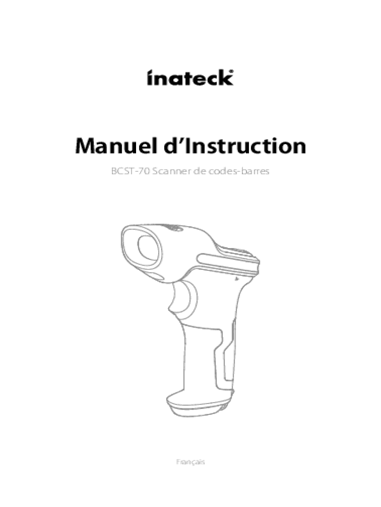 Fillable Online inateck bcst 70 Bluetooth Wireless Barcode Scanner with