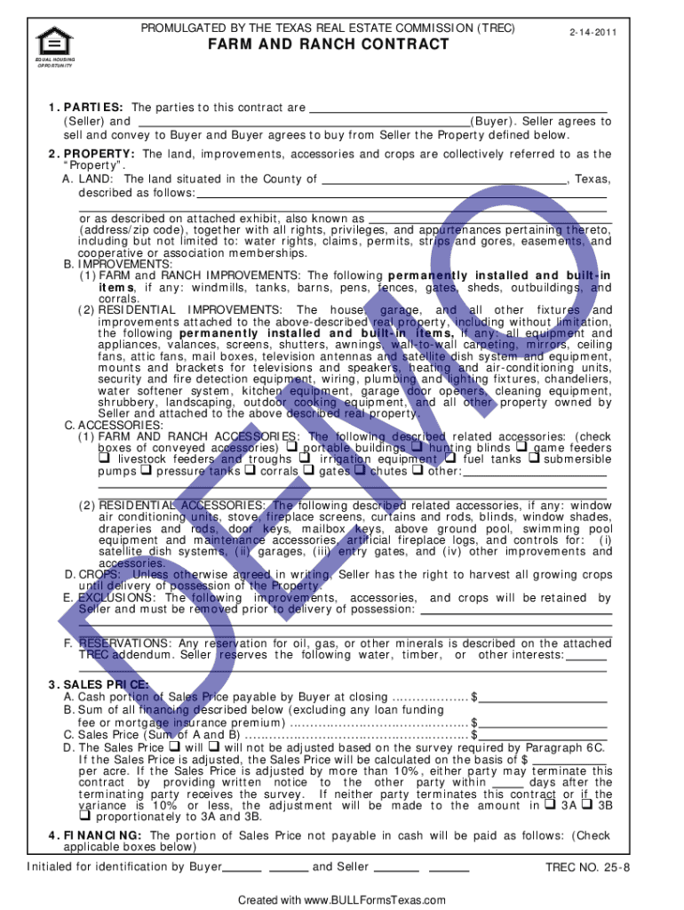 Fillable Online Fillable Online PROMULGATED BY THE TEXAS REAL ESTATE