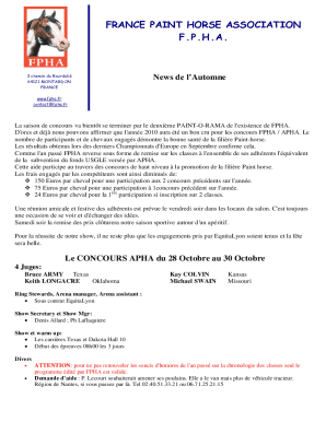 FRANCE PAINT HORSE ASSOCIATION - e-monsite