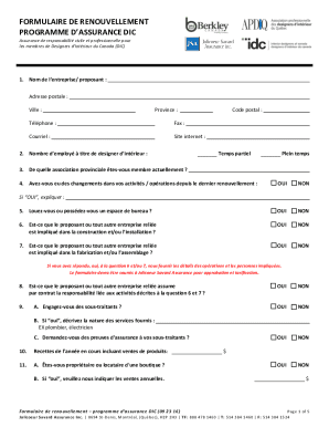 Fillable Online Guide de distribution Programme dassurance ...