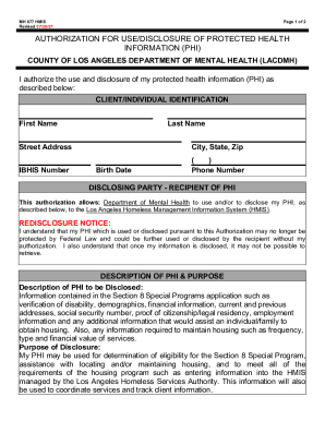 CA HACLA Homeless Section 8 Application Coversheet Checklist County