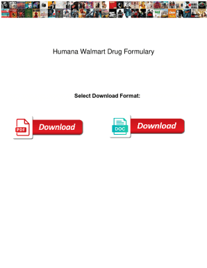 Fillable Online Humana Walmart Drug Formulary. Humana Walmart Drug