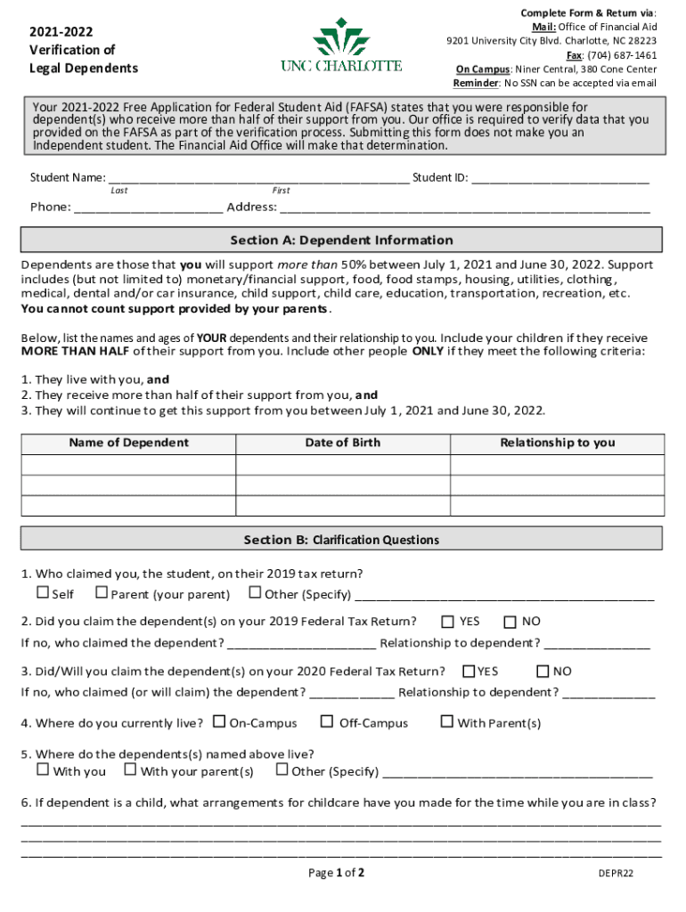 Fillable Online Fillable Online Forms and Publications Niner Central