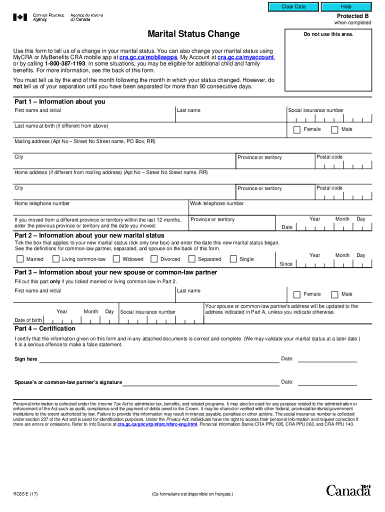 Marital Status Change - Street Tax Preview on Page 1