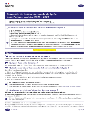 Bourse de lyceservice-public.fr