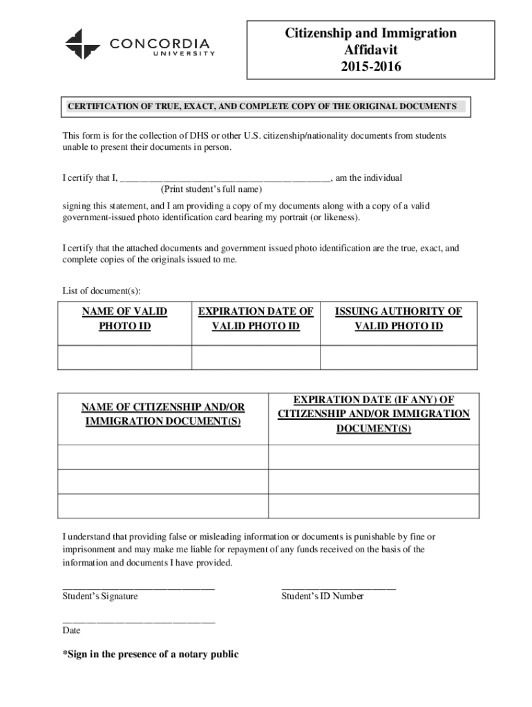 Fillable Online I751 Sworn Affidavit, required now? Page 3