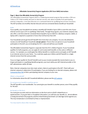 Affordable Connectivity Program Application (FCC Form 56 ...