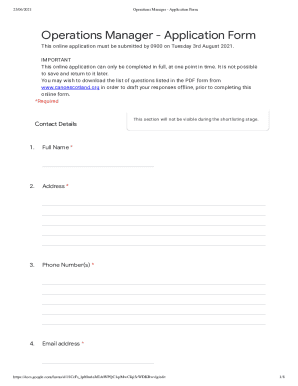 Form preview