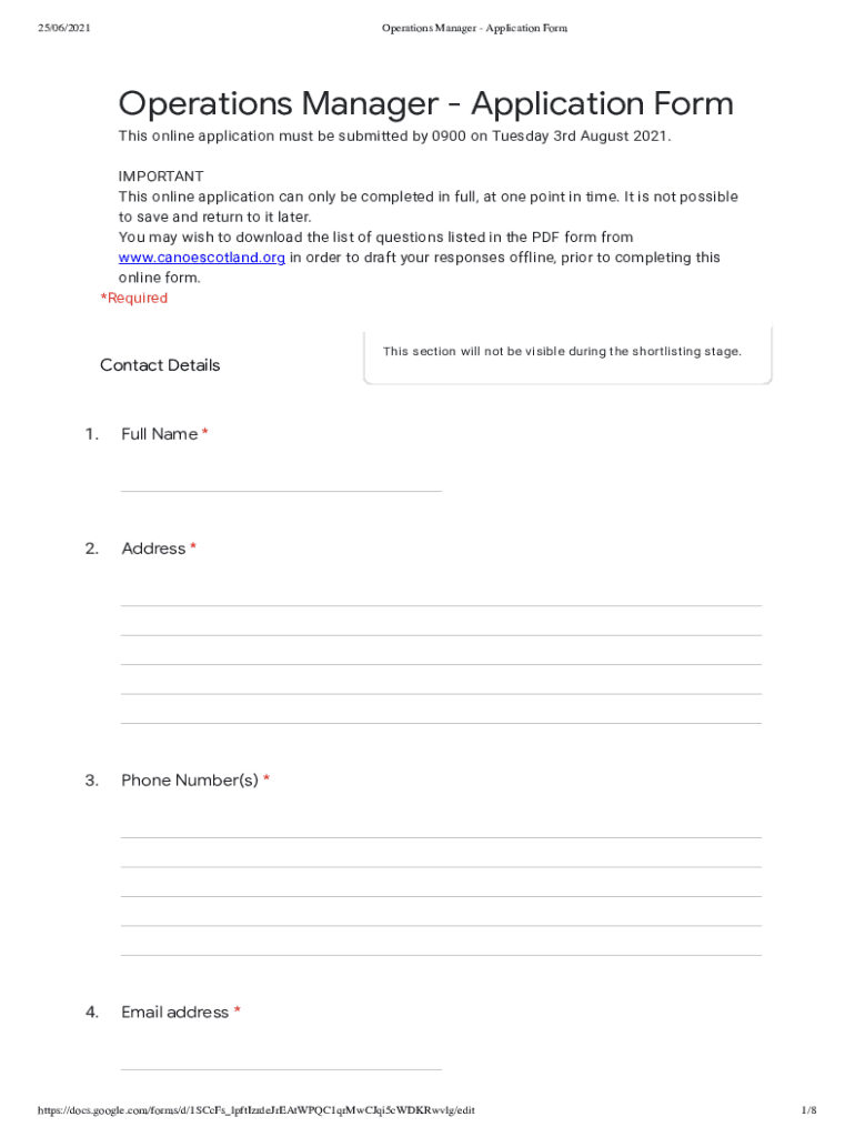 Form preview