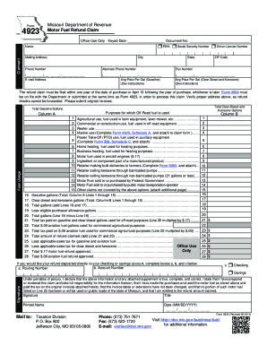 Missouri Department Of Revenue Forms