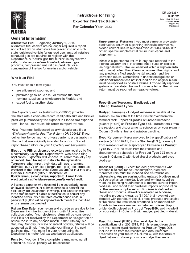 filing exporter fuel tax Preview on Page 1
