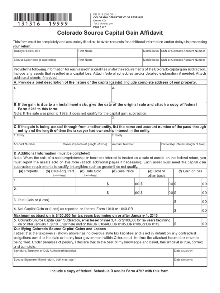 co capital gain Preview on Page 1