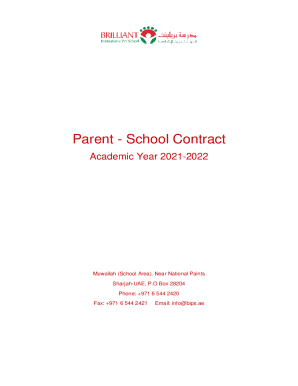 Parent - School Contract