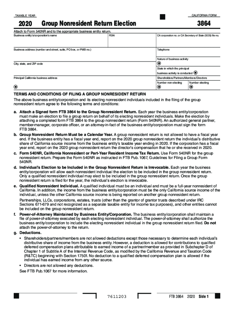 california form 3864 Preview on Page 1.