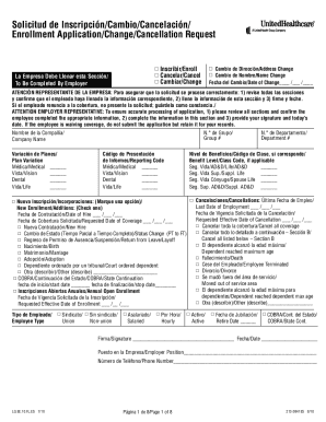PDF Enrollment Application/Change/Cancellation Request - Illinois