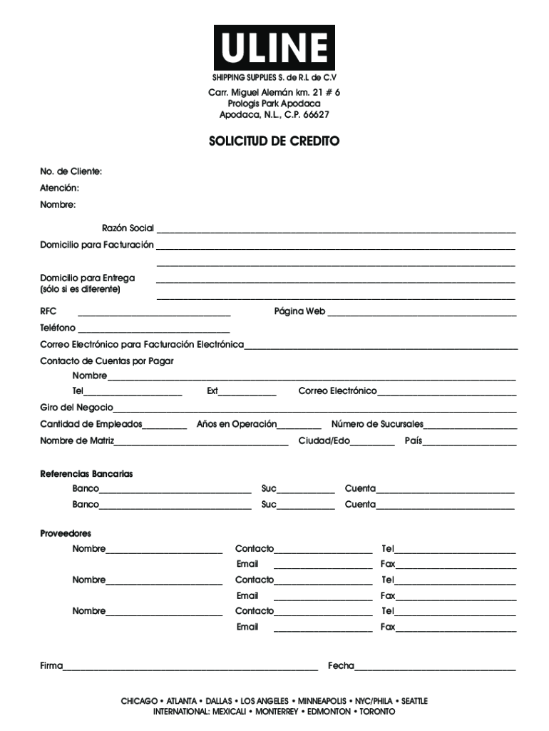 Fillable Online FACTURA v3.3 ULINE SHIPPING SUPPLIES S DE RL DE CV MATRIZ Fax Email Print