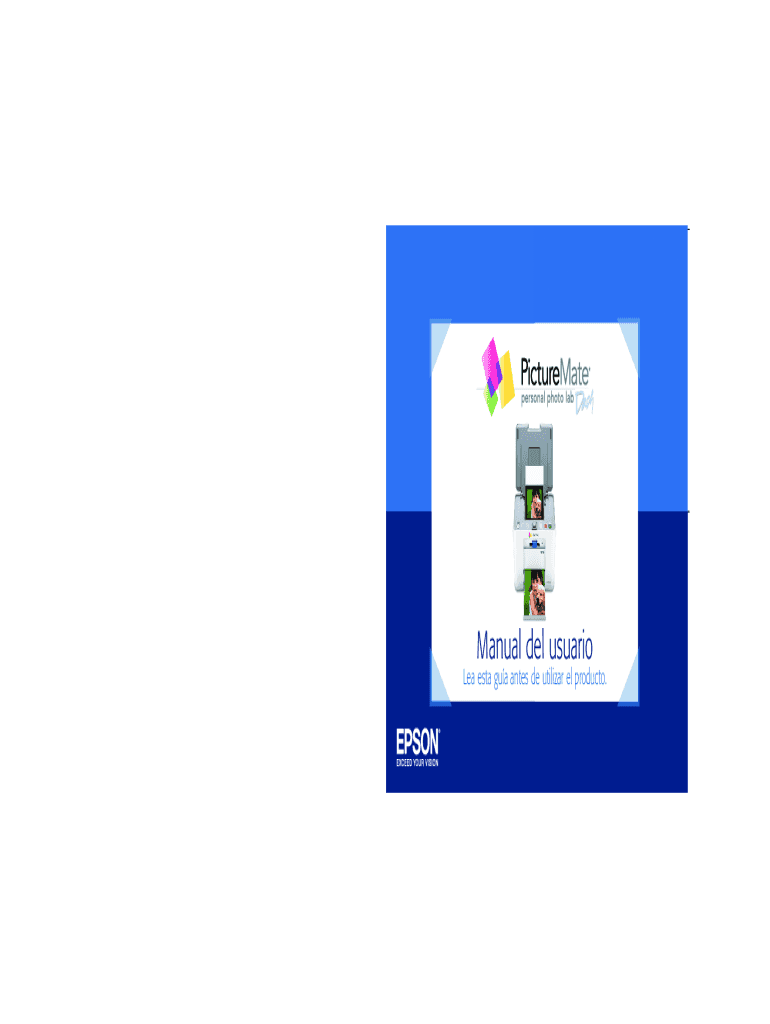 Fillable Online Manual del usuario PictureMate Dash. Spanish Basics