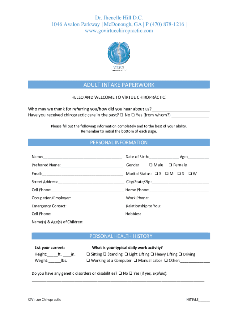Fillable Online Registry of Immunization