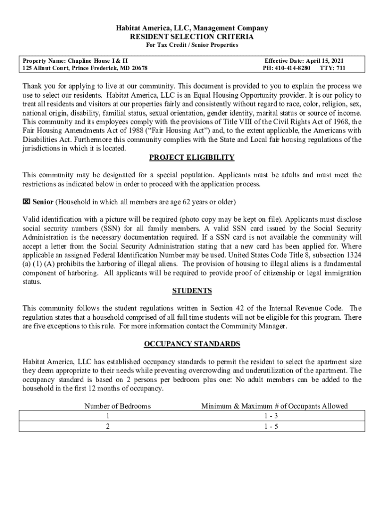 Fillable Online chaplinehouseapplicationpacket.pdf Habitat America Fax Email Print pdfFiller