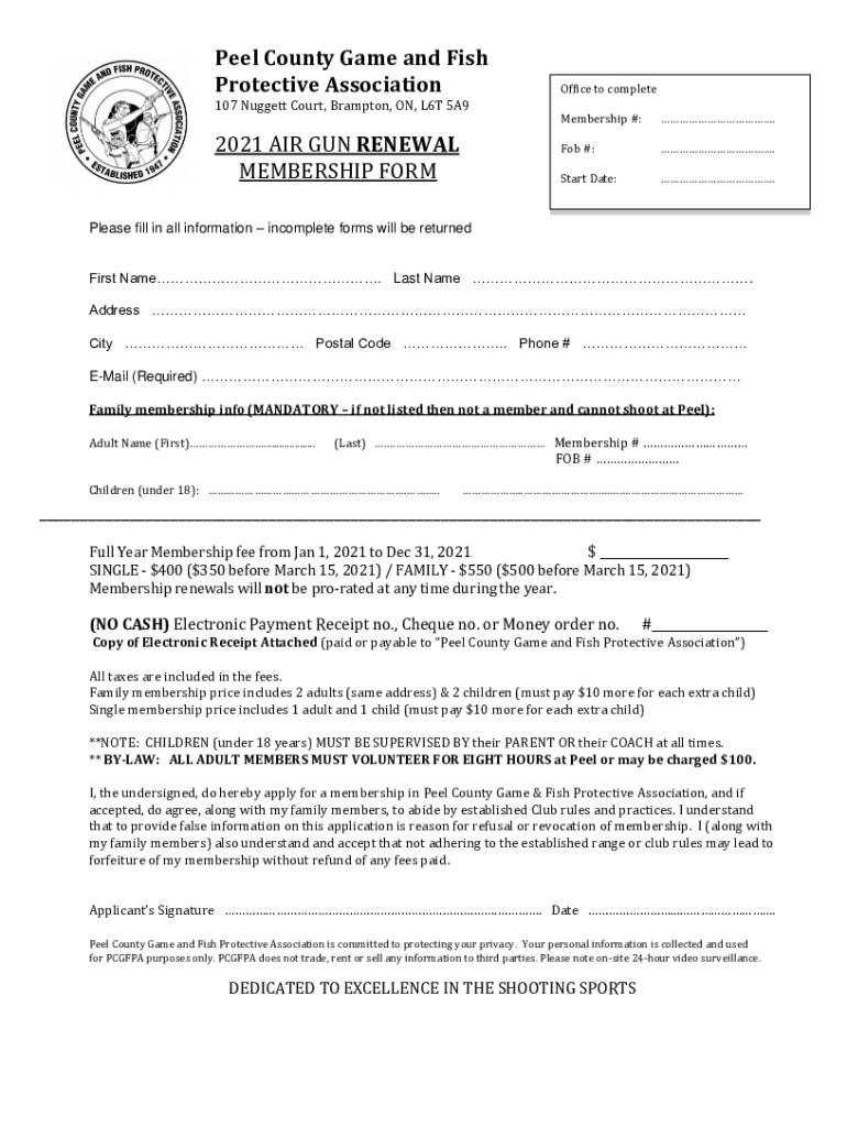 Fillable Online to Ontario Shooter's Guide! Fax Email Print