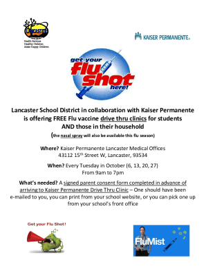 Lancaster Drive-thru Flu Shot ClinicAntelope Valley - Kaiser ...