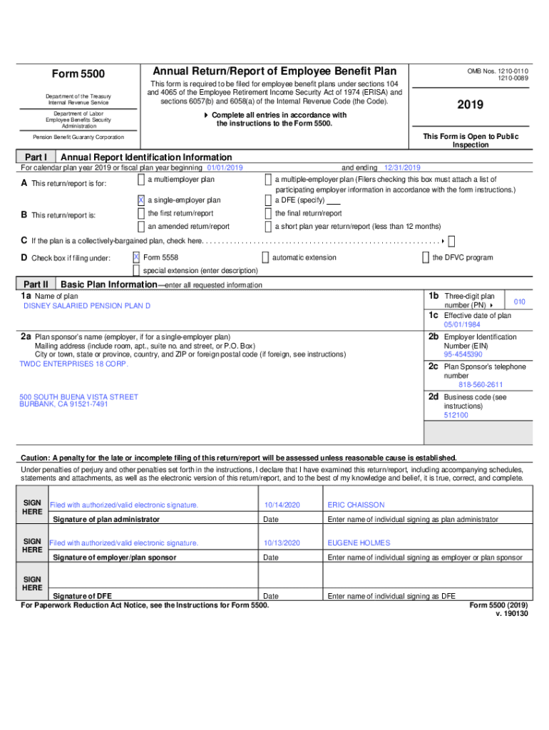 Fillable Online Revision of Annual Information Return/Reports - Federal ...