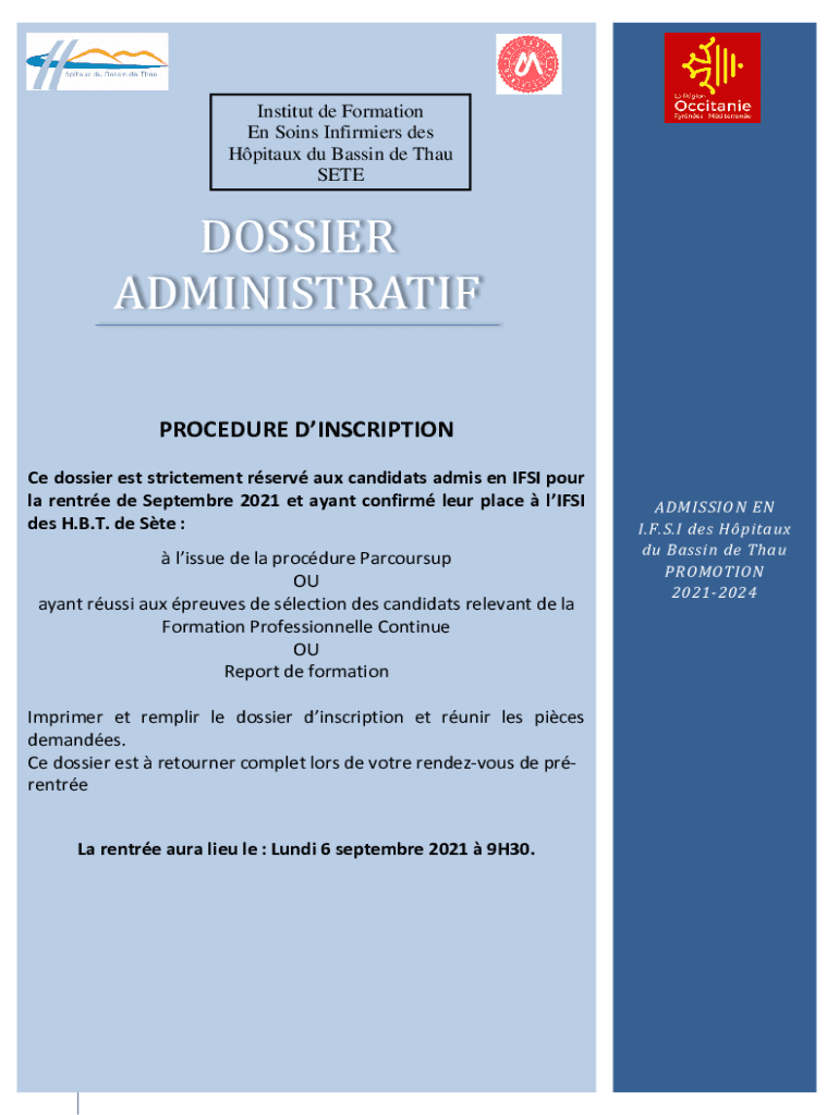 Fillable Online Ile de France Dates concours infirmier et liste des