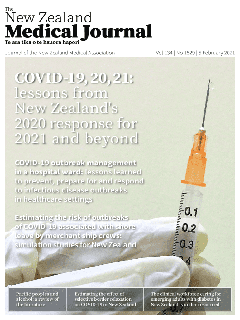 Fillable Online New Zealand's staffed ICU bed capacity and COVID19