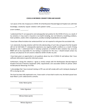 covid-19 informed consent form and waiver - Northeastern ...