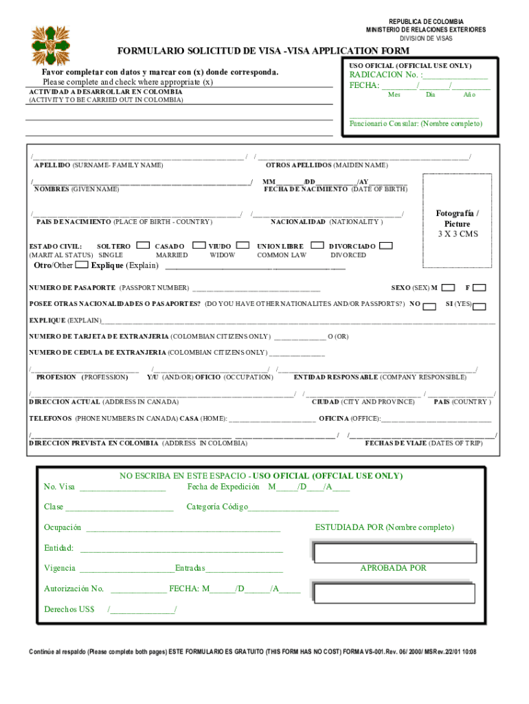 Fillable Online Your Visa Your Application U S Embassy In Colombia Fax Email Print PdfFiller fillable-online-your-visa-your-application-u-s-embassy-in-colombia-fax-email-print-pdffiller
